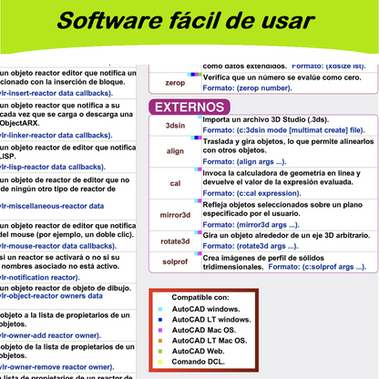 Archivo digital Comandos S-Z de AutoLISP en Español