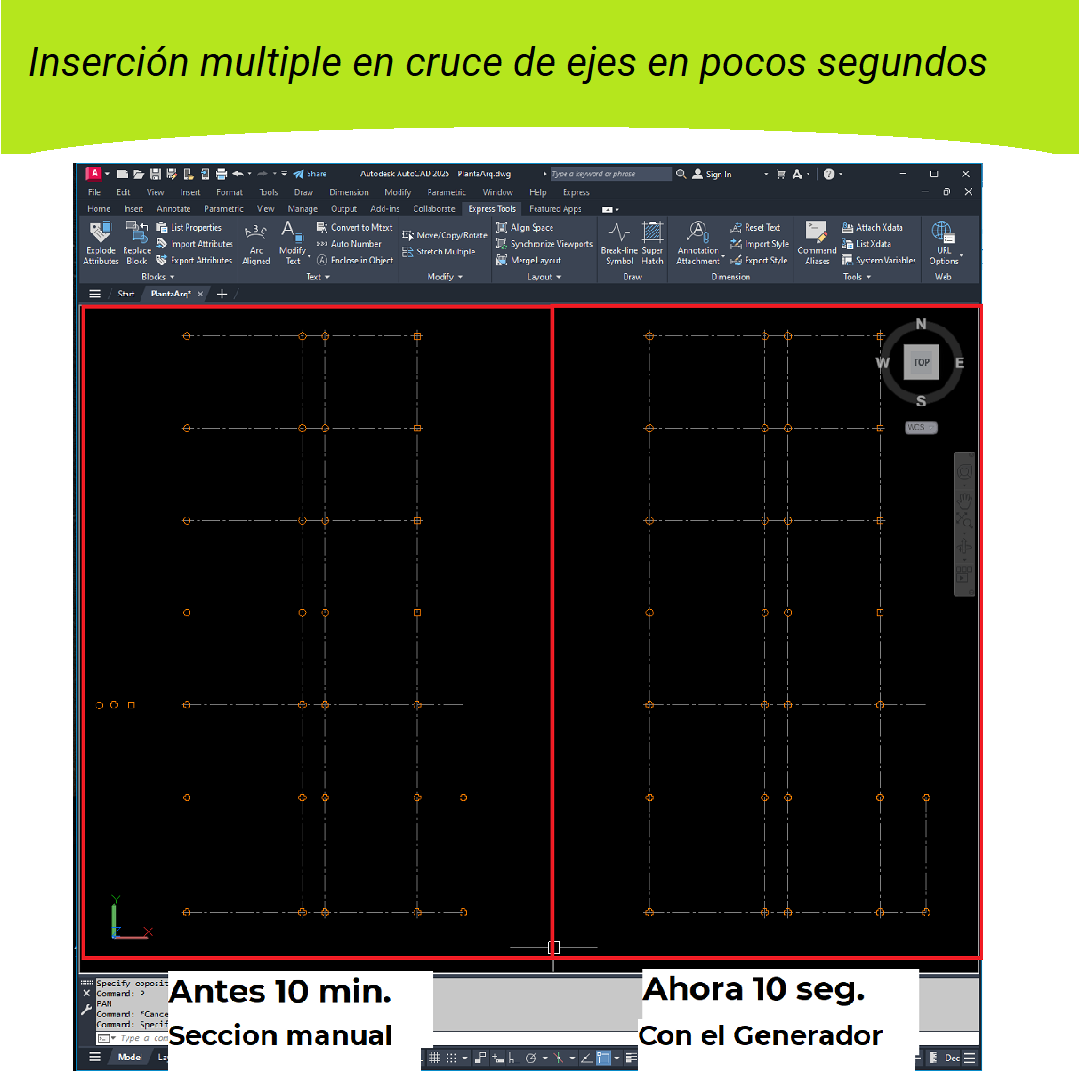 Generador de Secciones de Concreto para AutoCAD