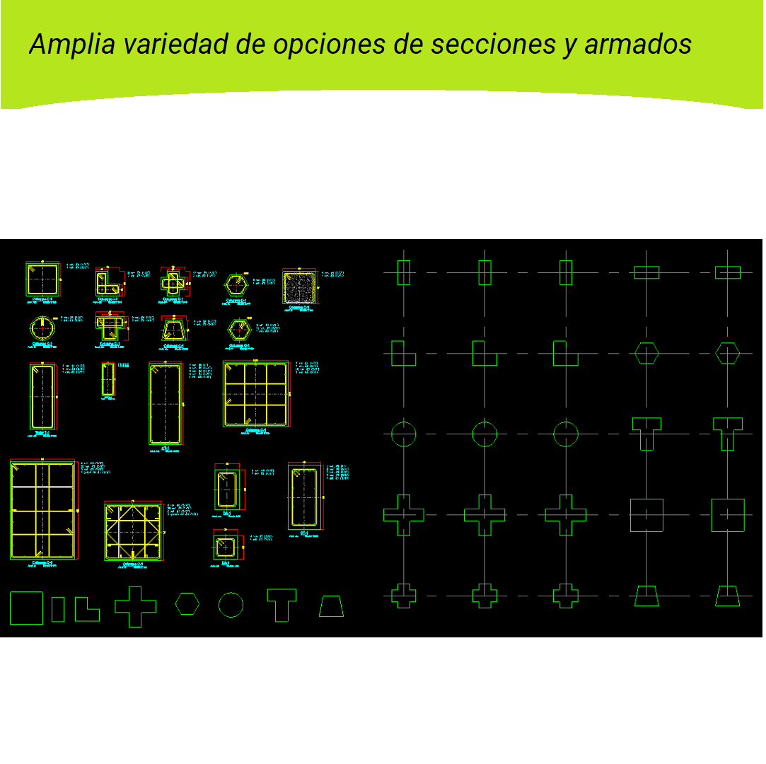 Generador de Secciones de Concreto para AutoCAD