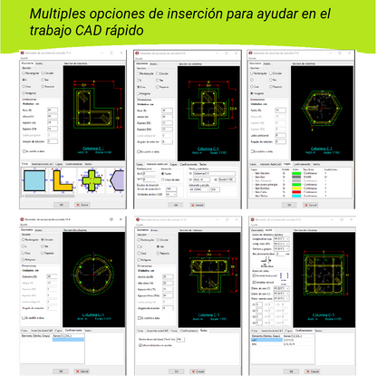 Generador de Secciones de Concreto para AutoCAD